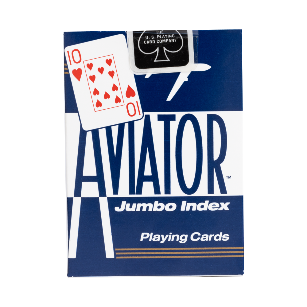 AVIATOR Playing Cards - Jumbo Index, Assorted Colors-073854009178-LR-145262-9-LR eShop