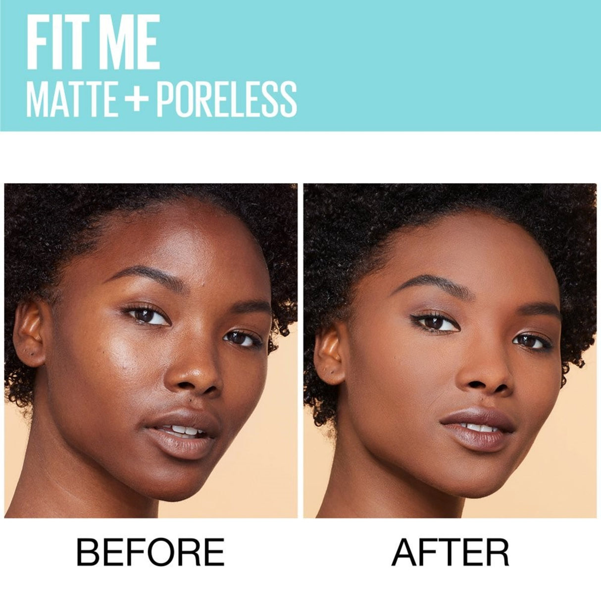 Maybelline Fit Me Matte + Poreless Oil Free Foundation, 356 Warm Coconut, 1 fl oz