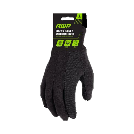 AWP Dotted Brown Jersey Work Gloves, Large-731919440525-LR-350105-1-LR eShop