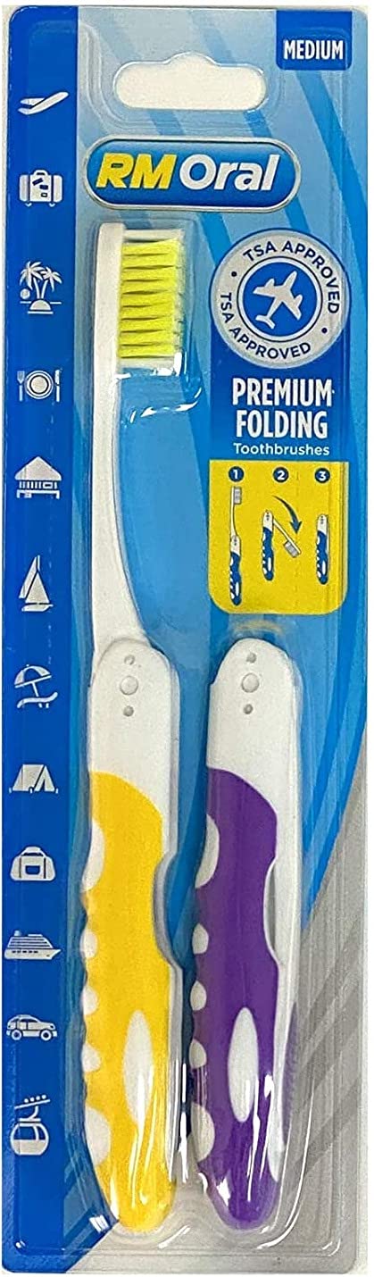 AZI Premium TSA Approved Travel Toothbrush - Assorted, 2 count-851944007767-LR-361043-1-LR eShop