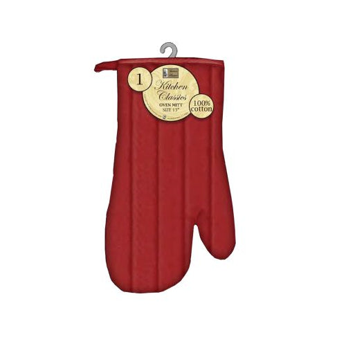 OVEN MITT SOLID QUILTED