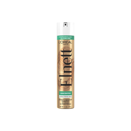 L'Oreal Paris Elnett Satin Extra Strong Hold, Light Hairspray Unscented, , 11 oz.