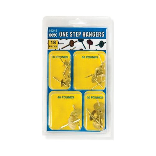 OOK 18PC ASST 1 STEP HANGER