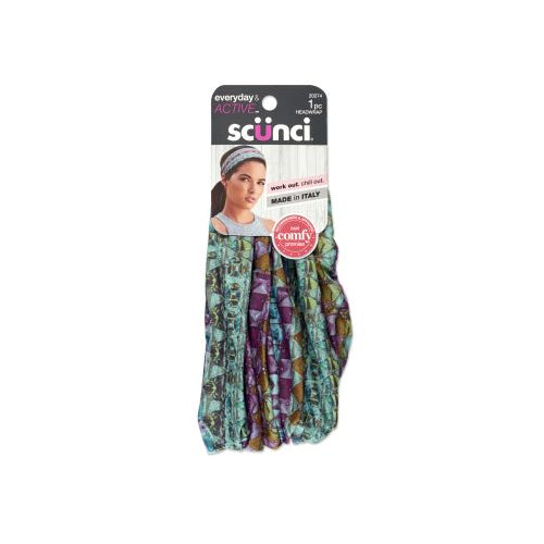 Scünci Everyday & Active Turban Headwrap Print, 1 CT