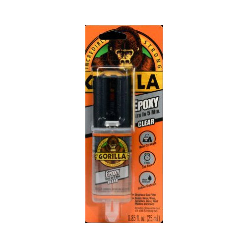 Gorilla Glue Epoxy Syringe, Two Part Epoxy Resin and Hardener 0.85 oz