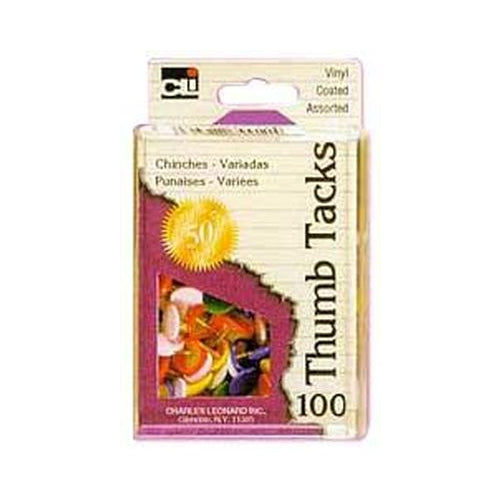 CLi Vinyl Coated Assorted Thumb Tacks