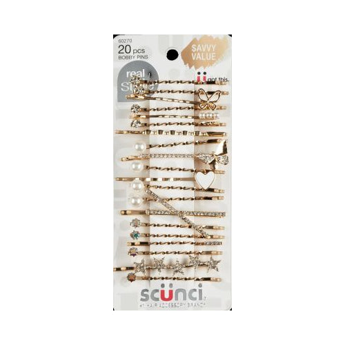 BOBBY PINS REAL STYLE VAL 20PK