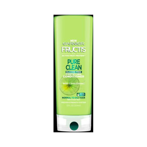 Garnier Fructis Pure Clean Fortifying Conditioner, With Aloe and Vitamin E Extract, 12 fl. oz.