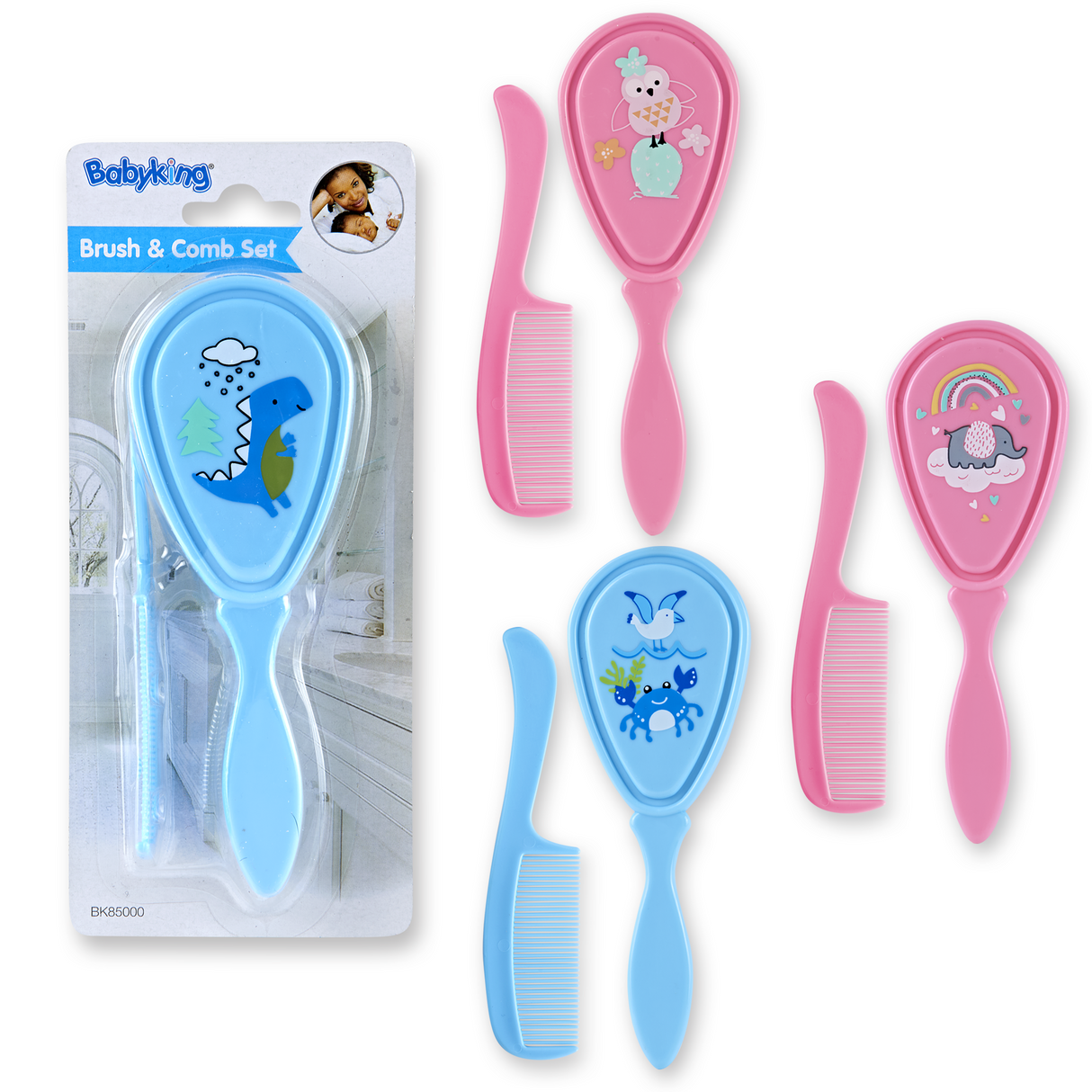 Babyking Brush and Comb Set - Assorted-094606850008-LR-275265-1-LR eShop