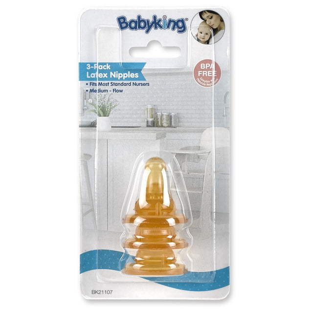 Babyking Medium Flow Latex Nipples, 3 count-094606211076-LR-212858-1-LR eShop