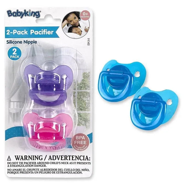 Babyking Silicone Pacifier - Assorted, 2 count-094606000441-LR-275249-1-LR eShop