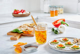 Ball Glass Mason Jars with Lids and Bands, Regular Mouth, Half Pint 8 oz, 12 Ct-014400600005-LR-362626-3-LR eShop