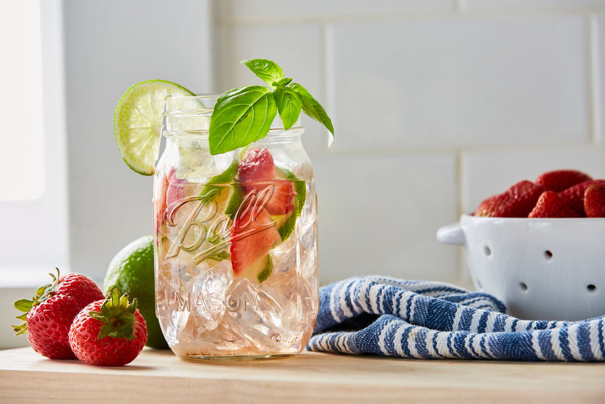 Ball Glass Mason Jars with Lids and Bands, Regular Mouth, Pint 16 oz, 12 Ct-014400610004-LR-362627-5-LR eShop