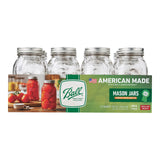 Ball Glass Mason Jars with Lids and Bands, Regular Mouth, Quart 32 oz, 12 Ct-014400620003-LR-362628-2-LR eShop