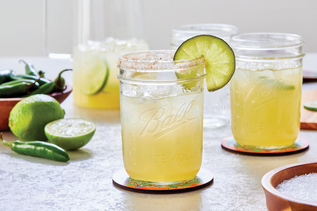 Ball Glass Mason Jars with Lids and Bands, Wide Mouth, Pint 16 oz, 12 Ct-014400660009-LR-362629-3-LR eShop