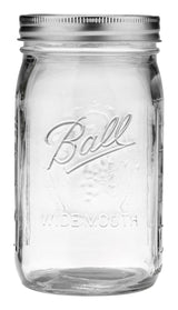 Ball Glass Mason Jars with Lids and Bands, Wide Mouth, Quart 32 oz, 12 Ct-014400670008-LR-362630-3-LR eShop