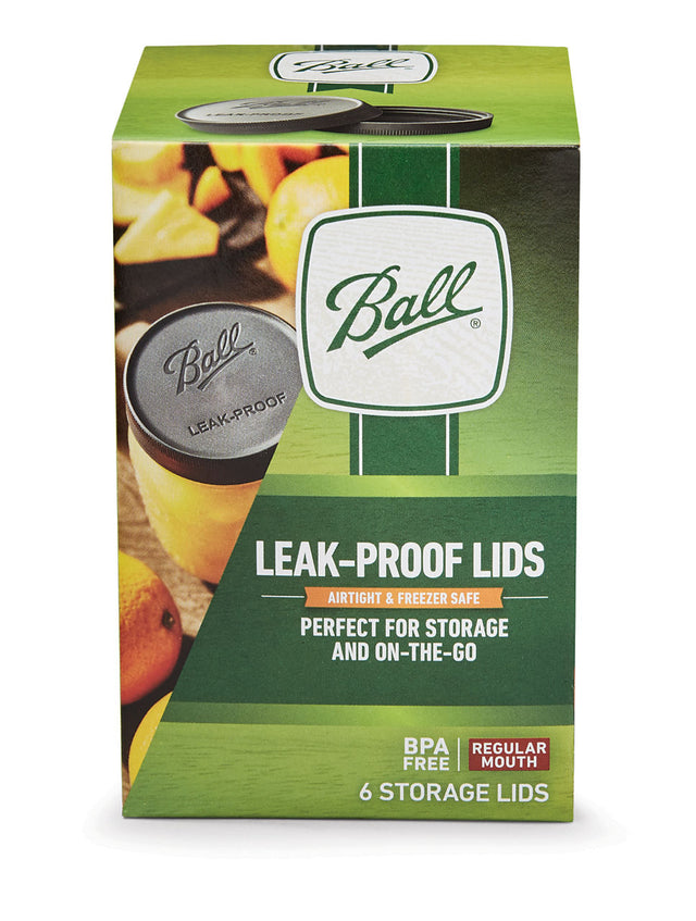 Ball One-Piece Leak-Proof Regular Mouth Storage Lids, 6 pk-014400108129-LR-362622-2-LR eShop