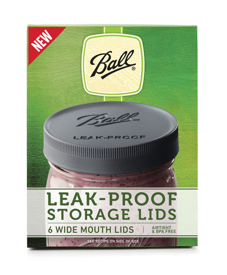 Ball One-Piece Leak-Proof Wide Mouth Storage Lids, 6 pk-014400108136-LR-362623-1-LR eShop