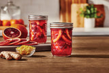 Ball Quilted Crystal Jelly Jars with Lids and Bands, Regular Mouth, Half Pint 8 oz, 12 Ct-014400812002-LR-362634-3-LR eShop