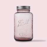 Ball Vintage Regular Mouth 32 oz Quart Canning Jars, Rose, 4 pk-014400100833-LR-362619-2-LR eShop