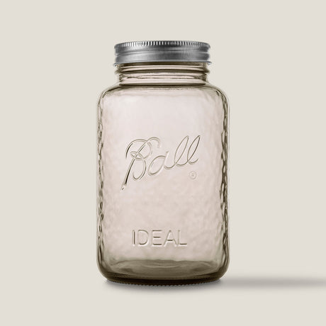 Ball Vintage Regular Mouth 32 oz Quart Canning Jars, Sand, 4 pk-014400101472-LR-362621-2-LR eShop
