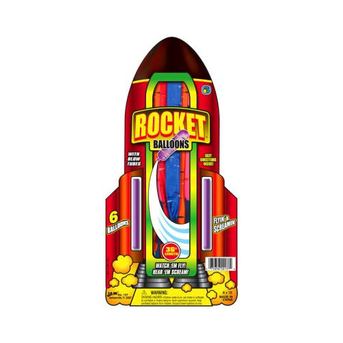BALLOONS ROCKET 36"6PK 6X12-075656001374-LR-135728-1-LR eShop