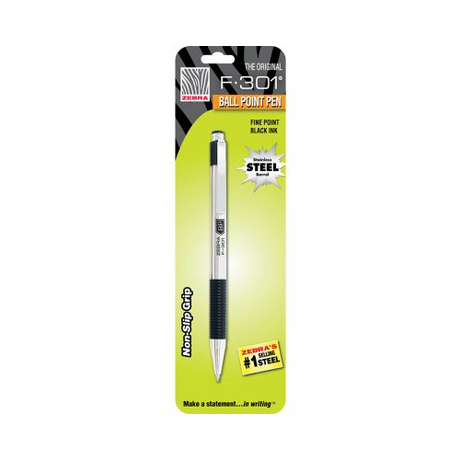 BALLPOINT PEN RET F-301 BLK-045888271111-LR-250231-1-LR eShop