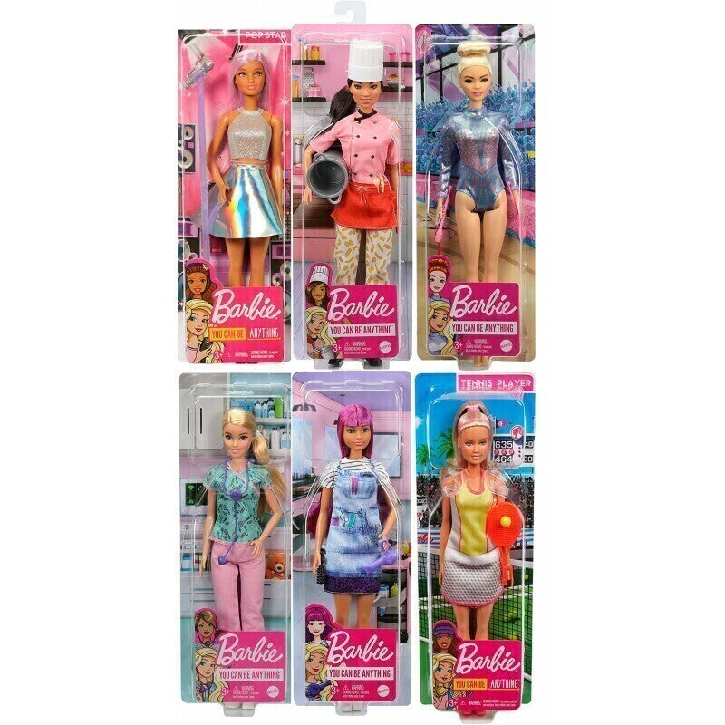 Barbie You Can Be Anything Career Dolls - Assorted-887961368062-LR-314597-5-LR eShop