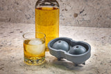 barY3 Gray Silicone Ice Tray, 2 cubes - Large Spheres-810027746818-LR-344974-3-LR eShop