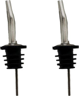 barY3 Stainless Steel Liquor Pourer - Black and Silver, 2 count-819507013754-LR-345320-2-LR eShop