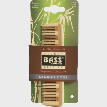 BASS Brushes Premium Bamboo Grooming Comb - Pocket Style-736473101103-LR-346032-1-LR eShop