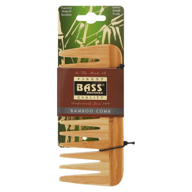 BASS Brushes Premium Bamboo Grooming Comb - Wide Tooth Style-736473100656-LR-346033-1-LR eShop