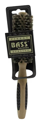 BASS Brushes Straighten & Curl Hair Brush With Natural Boar Bristles And Premium Bamboo Handle - Small Round Brush-736473100274-LR-319797-1-LR eShop
