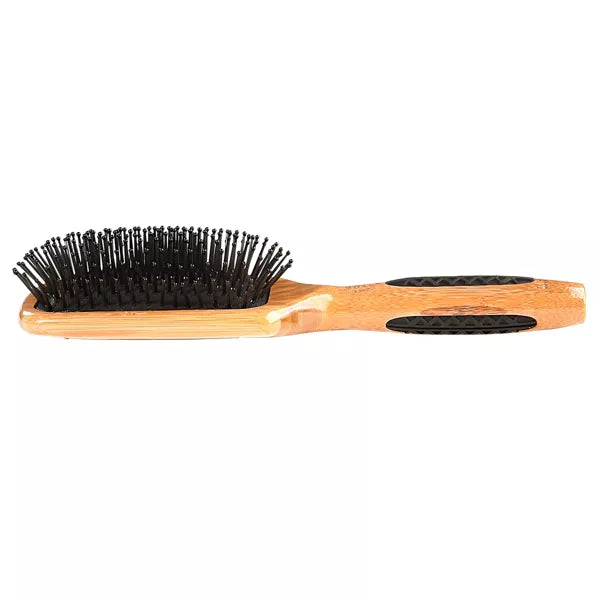 BASS Brushes Style & Detangle Hair Brush With Premium Bamboo Handle - Large Paddle with Nylon Pins-736473105309-LR-319796-5-LR eShop