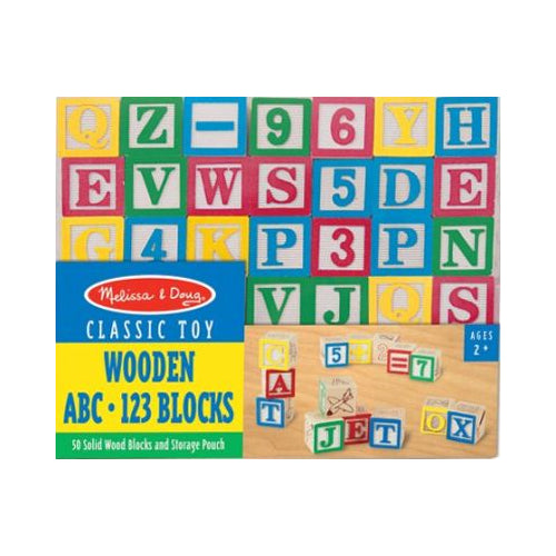 WOODEN ABC/123 BLOCKS (UC)