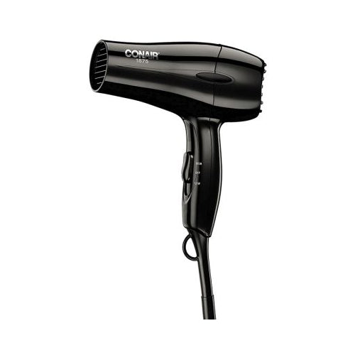 Conair Mid-Size Powerful Drying and Styling Hair Dryer, 1875 Watts, Black