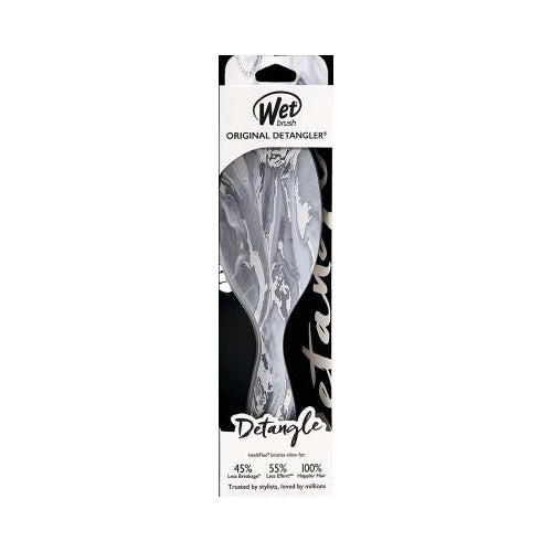 Wet Brush Original Detangler Metallic Marble Silver, 1 CT