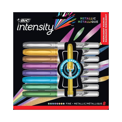 BIC INTENSITY PERM MRKR 8CT