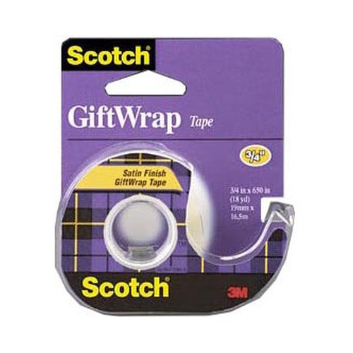 Scotch Satin Tape 3 4 in. X 18