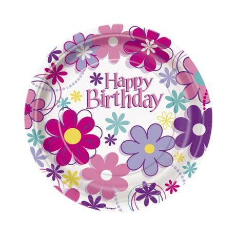 BDAY BLOSSOM 7IN PLATE 8CT-011179402748-LR-307191-1-LR eShop