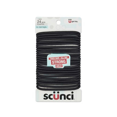 Beauty Thick Hair No-Damage Strong Hold Elastics, Black, 24 CT-043194178292-LR-204211-1-LR eShop