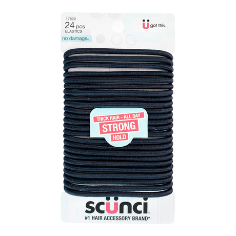 Beauty Thick Hair No-Damage Strong Hold Elastics, Black, 24 CT-043194178292-LR-204211-2-LR eShop