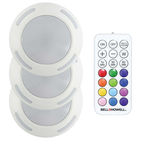 Bell + Howell Bionic Color Changing Puck Lights, 3 Pack-080313094217-LR-352807-2-LR eShop