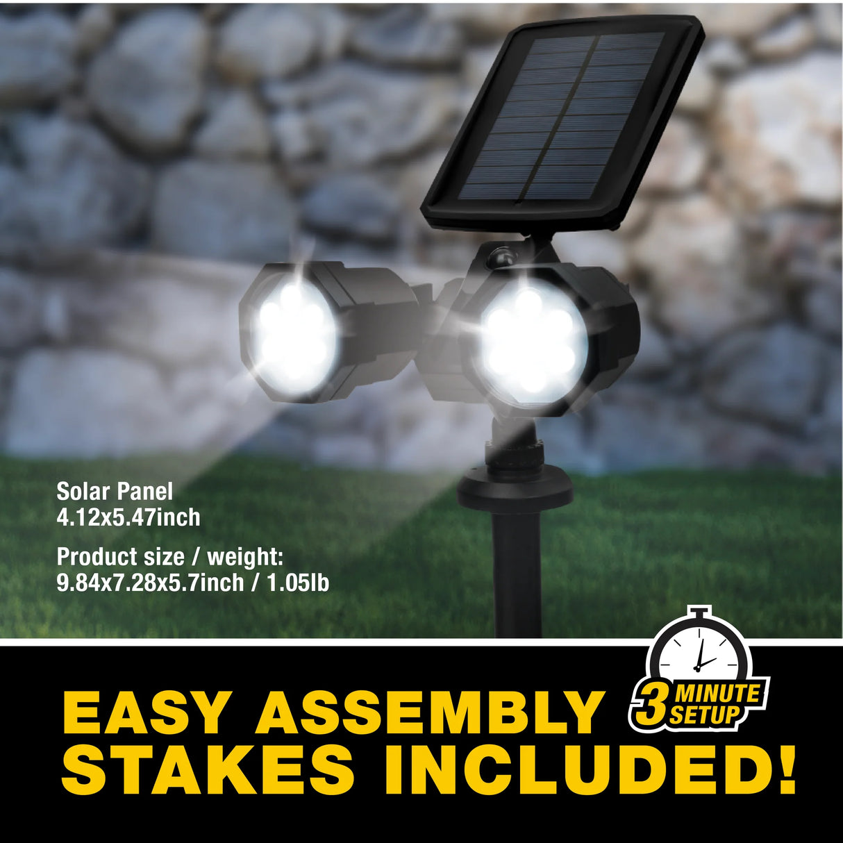 Bell + Howell Bionic Solar Powered Duo Spotlight-080313077821-LR-346047-9-LR eShop