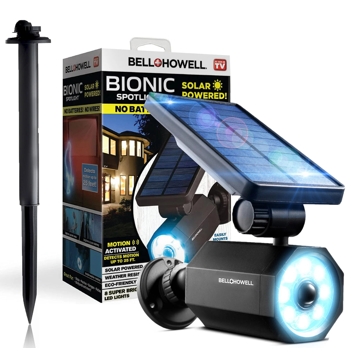 Bell + Howell Bionic Solar Powered Spotlight-080313029639-LR-346038-13-LR eShop