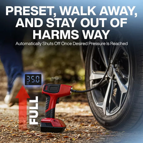 Bell + Howell Bullseye Pro Portable Rechargeable Tire Inflator with Digital Pressure Gauge-080313094750-LR-352810-2-LR eShop