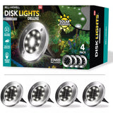 Bell + Howell LED Solar Powered Disk Lights, 4 count-080313020162-LR-340926-1-LR eShop