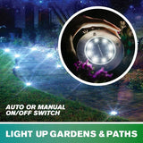 Bell + Howell LED Solar Powered Disk Lights, 4 count-080313020162-LR-340926-7-LR eShop