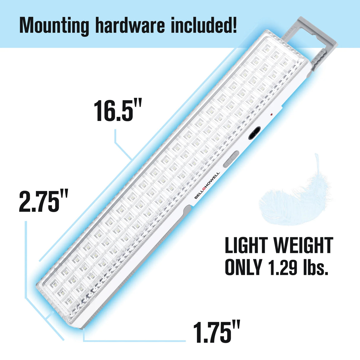 Bell + Howell Lightbar Portable LED Lights - White-080313014369-LR-320716-5-LR eShop
