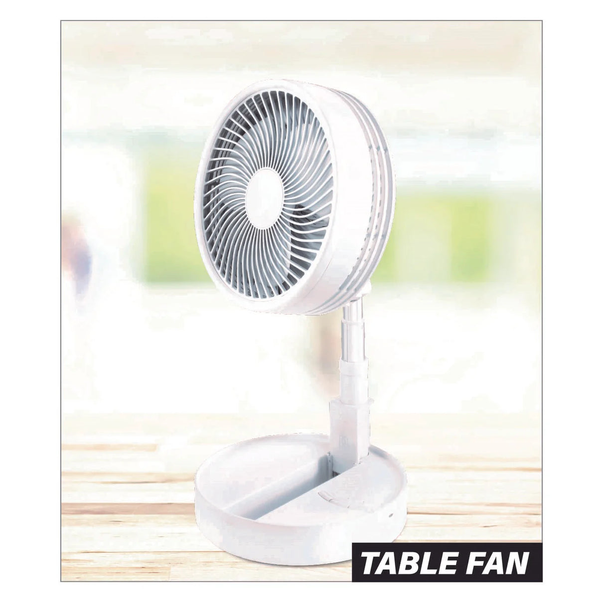 Bell + Howell My Foldaway Rechargeable Fan - White-080313070396-LR-340927-5-LR eShop